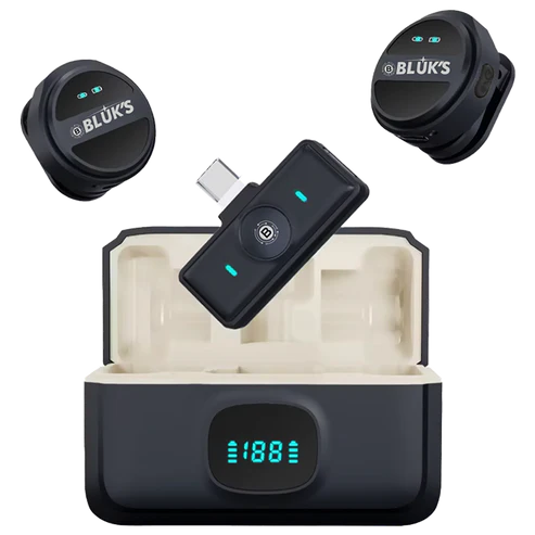 BX-12 | Professional Wireless Bluetooth Microphone with Active Noise Cancellation (ANC)